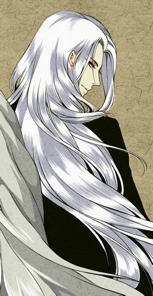 Pin By Luce On Long White Hair ~ ️ Anime White Hair Boy