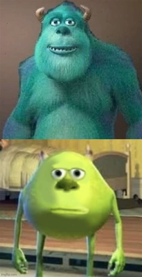 Sully Wazowski Uh Oh Blank Template Imgflip