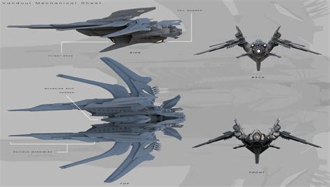 Vanduul Void Bomber Alien Ships Star Citizen Base