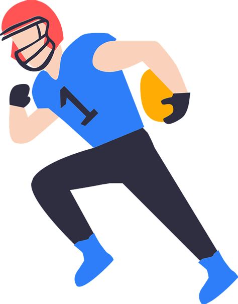 American Football Player Clipart Free Download Transparent Png