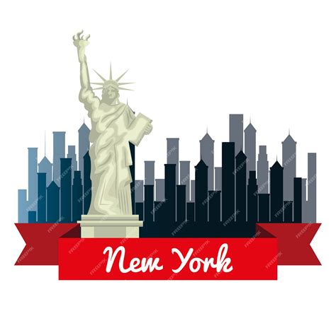 Conception De Ville De New York Cityscape Vector Illustration Vecteur