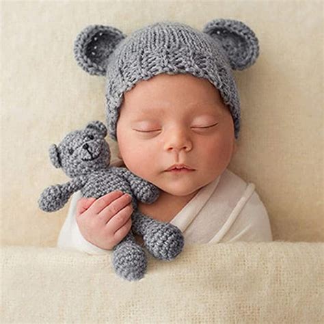 Isocute Baby Boy Girl Shower T Handmade Bear Set For Newborn