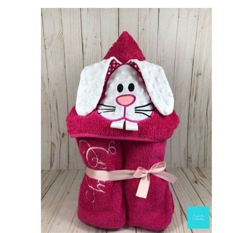 Celebrate easter together multi easter printed hand towel. Floppy Ear Bunny Hooded Bath/Pool Towel - #BathPool #Bunny ...