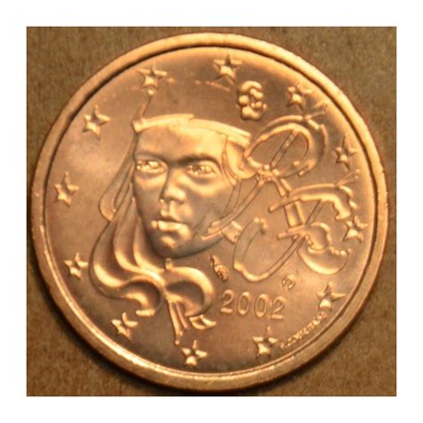 Euromince Mince 2 Cent Francúzsko 2002 Unc