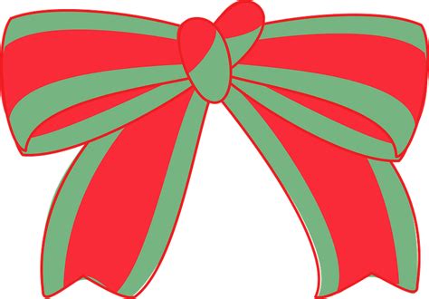 Red And Green Bow Clipart Free Download Transparent Png Creazilla
