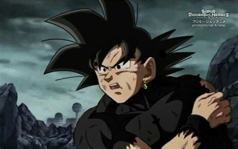 The black smoke dragon summoned by dr. Goku Black without the fusion Super Dragon Ball Heroes ...
