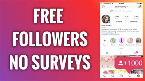 How To Get Free Instagram Followers No Survey Freewaysocial