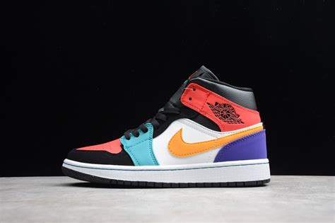 Nike processes information about your visit using cookies to improve site performance, facilitate social media sharing and offer advertising tailored to your interests. Nike Air Jordan 1 Mid Multi Color 554724-125 - Sepsport