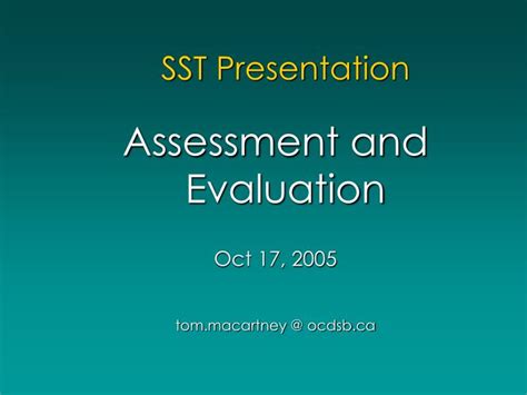 Ppt Sst Presentation Powerpoint Presentation Free Download Id 5411184