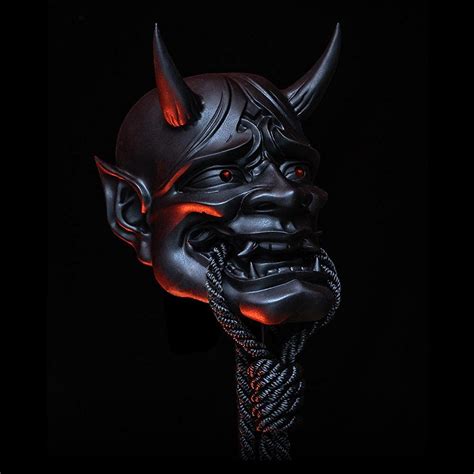 Buy Samurai Oni Mask Full Face Masks Japanese Cosplay Latex Mask