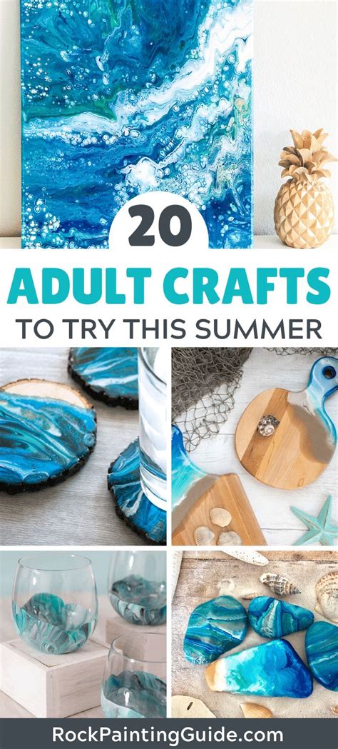 40 Easy Beach Painting Ideas For Diy Home Décor Crafts Beach Crafts