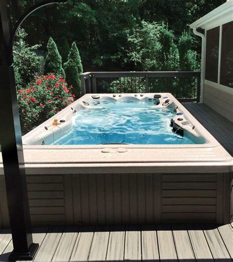 Backyard Ideas For Your Michael Phelps Swim Spa Backyard Spa Hot Tub