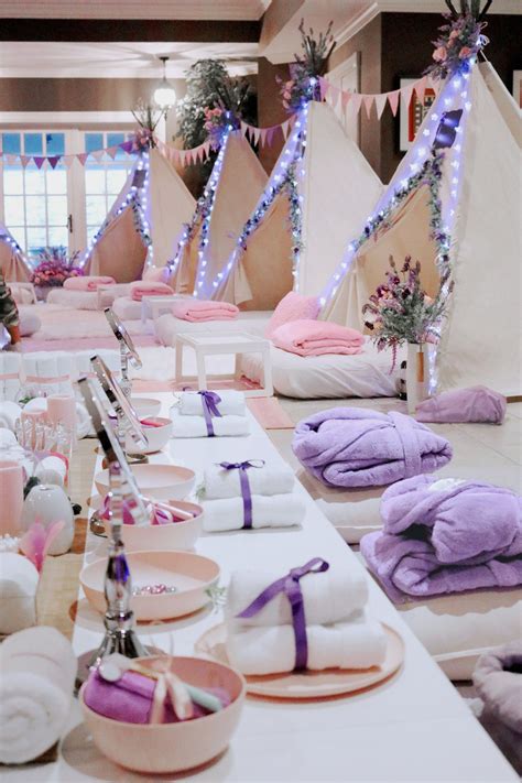Spa And Sleepover Party Rentals Products Provided — Dream And Party Spa