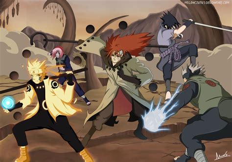 Naruto The Final Battle By Melonciutus Anime Ninja Wallpaper
