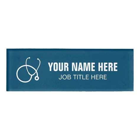 Custom Holiday Card Holiday Cards Magnetic Name Tags Doctor Names