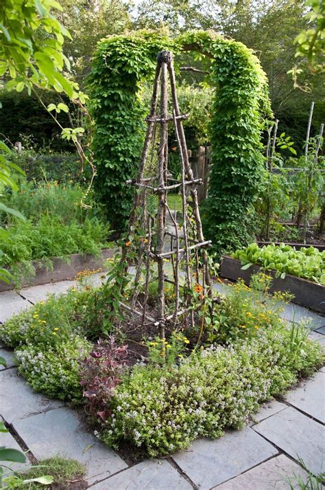 An expandable bamboo trellis is made of black bamboo and measures 4 feet by 6 feet when fully open. Spring Has Sprung…Gardening Inspiration | Rustic garden ...