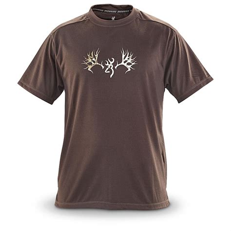 Browning Mens Performance Short Sleeved T Shirt 593757 T Shirts At