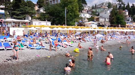 Massandra Beach Yalta Ukraine Youtube