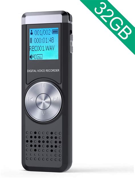 32gb Digital Voice Recorder Adokey Audio Recorder Uk