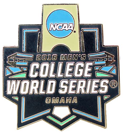 2016 Ncaa College World Series Logo Pin