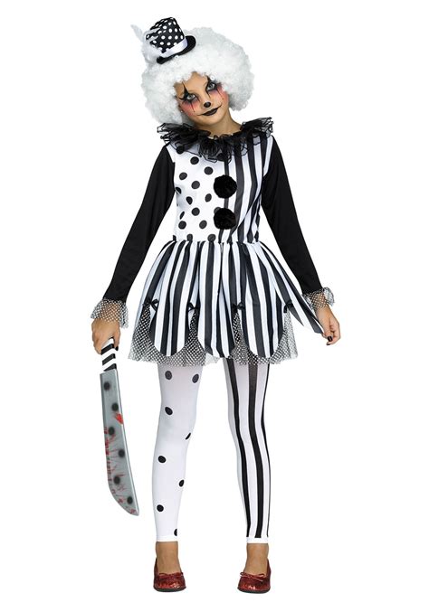 Killer Clown Costume For Girls