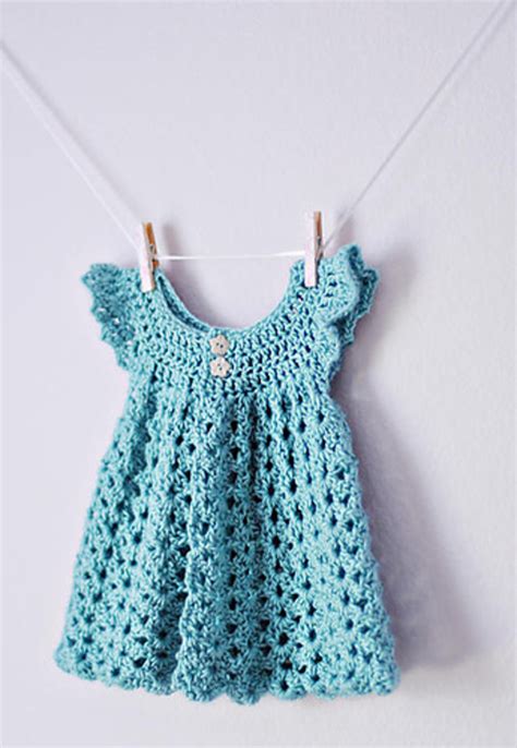 Free Baby Girl Toddler Crochet Dress Patterns From Worsted Weight Yarn