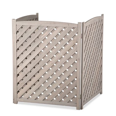 However, they are costly to install. Wooden Lattice Air Conditioner Screen | Air conditioner ...