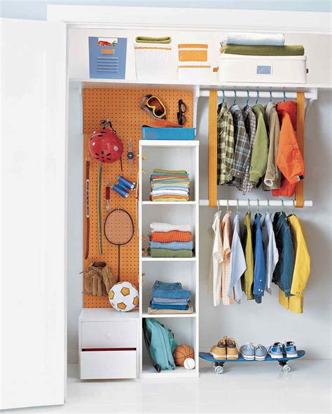 Creating an organized space for your kids' toys and games will help them to keep it clean! 8 Organizing Solutions for Kids' Closets | Martha Stewart