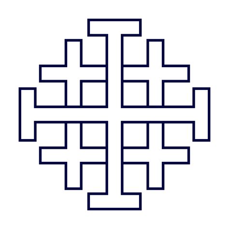 Jerusalem Cross The Crusader Cross Meaning Symbolism And Origin