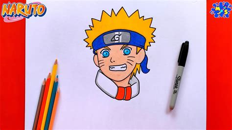 Naruto Drawing How To Draw Naruto Face Easy Step By Step Youtube