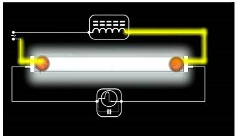 fluorescent light schematic diagram