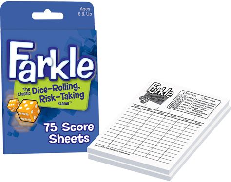 Farkle Score Sheets Hub Hobby