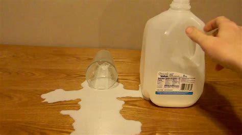How To Clean Up Spilled Milk Youtube