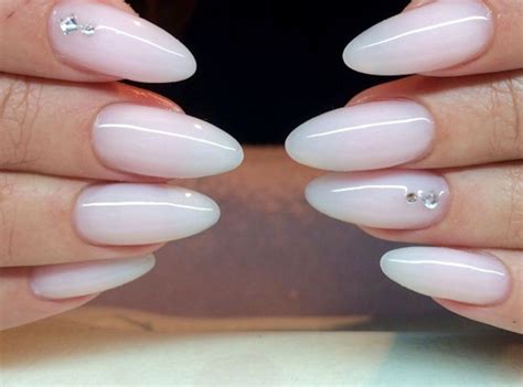 Inspirational White Almond Nails Ideas Nails Design Ideas