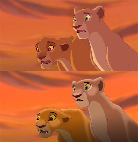 Kiara And Nala Screenshot Redraw Tlk2 By Lixeh On Deviantart Lion