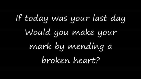 Nickelback If Today Was Your Last Day With Lyrics Bday Special Youtube