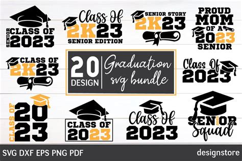 Class Of 2023 Graduation Svg Bundle Graphic By Funnysvgmax · Creative