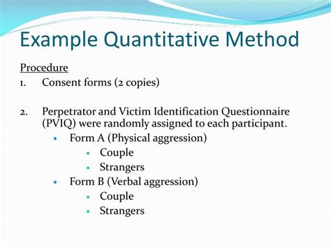 Quantitative research is concerned with measurement and numbers, while qualitative research is quantitative data collection methods include various forms of surveys (online surveys, paper examples of qualitative research. PPT - Research Methodology vs. Method PowerPoint Presentation - ID:1988445