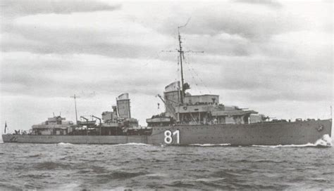 German Destroyer Z10 Type 1934A Built For Germany S Kriegsmarine In The