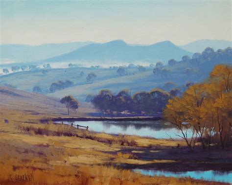 Bathurst Dams By Artsaus On Deviantart Landscape Paintings Oil