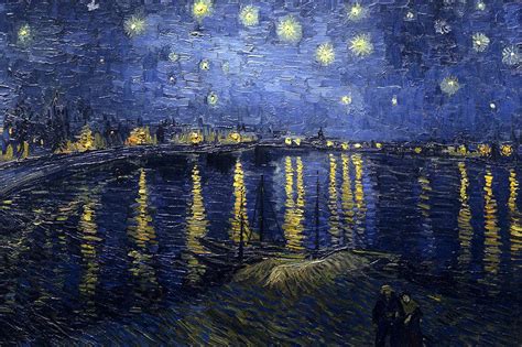 Van Goghs Lesser Known Starry Night Over The Rhone Rpics