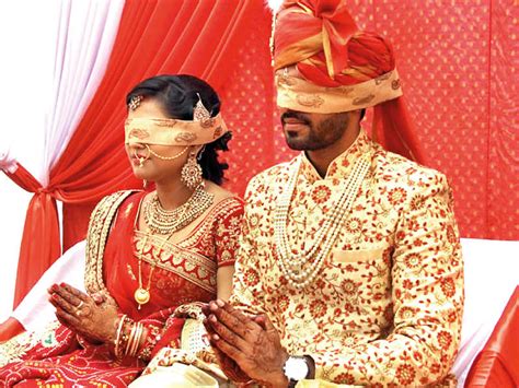 Pune Wedding Blindfolded Techie Couple Gets Married At Ashram For