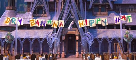 Dry Banana Hippy Hat Happy Birthday Anna Frozen Fever So Funny Cant