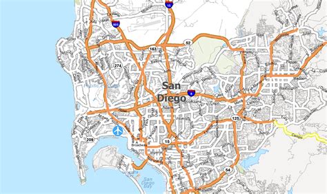 Map Of San Diego California Gis Geography