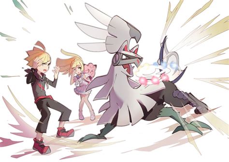 Lillie Gladion Clefairy And Silvally Pokemon And 1 More Drawn By