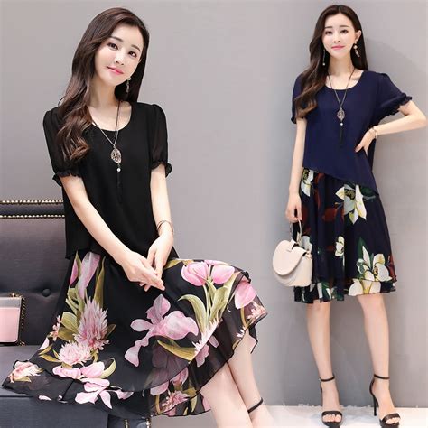 5xl Plus Big Size Women Clothing 2017 Spring Summer Style Korean Vestidos Fashion Thin New