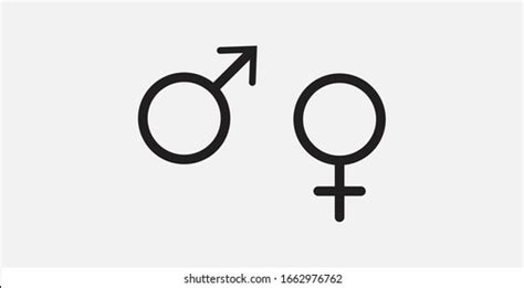 Gender Icon Female Male Sex Icon Stock Vector Royalty Free