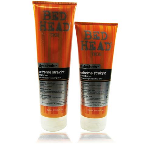 TIGI Bed Head Styleshots Extreme Straight Shampoo Condtioner Set