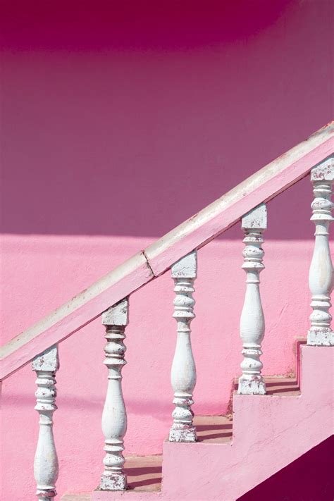 Buy Pink Stairway Wallpaper Free Shipping