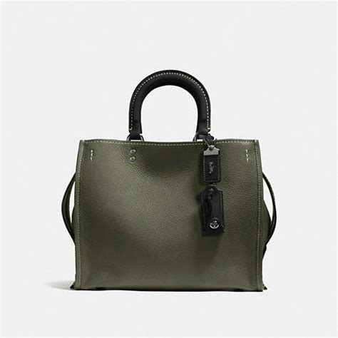 Coach Rogue In Glovetanned Pebble Leather